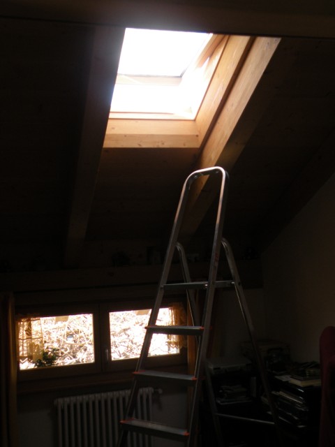 dalla finestra di casa...